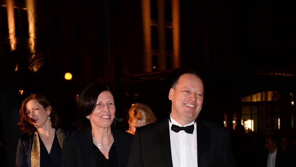 Matthias Settele s partnerkou. 