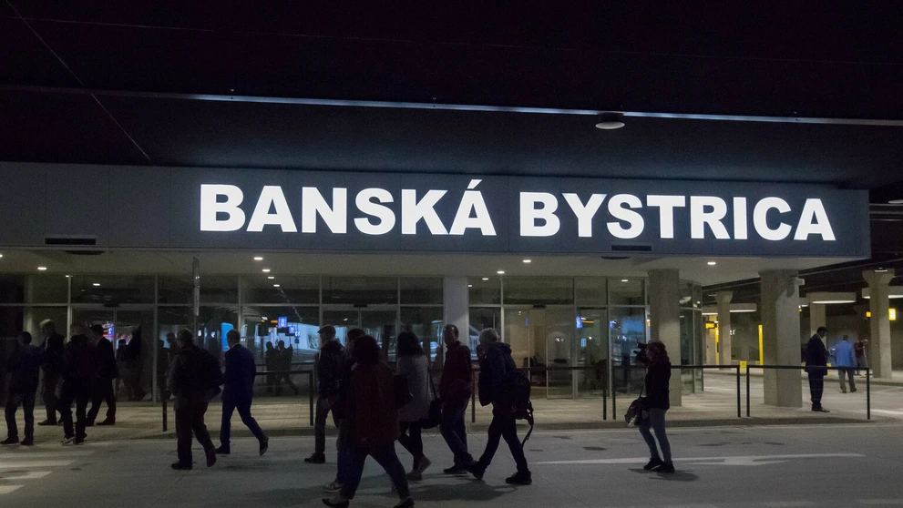 Autobusová stanica v Banskej Bystrici.
