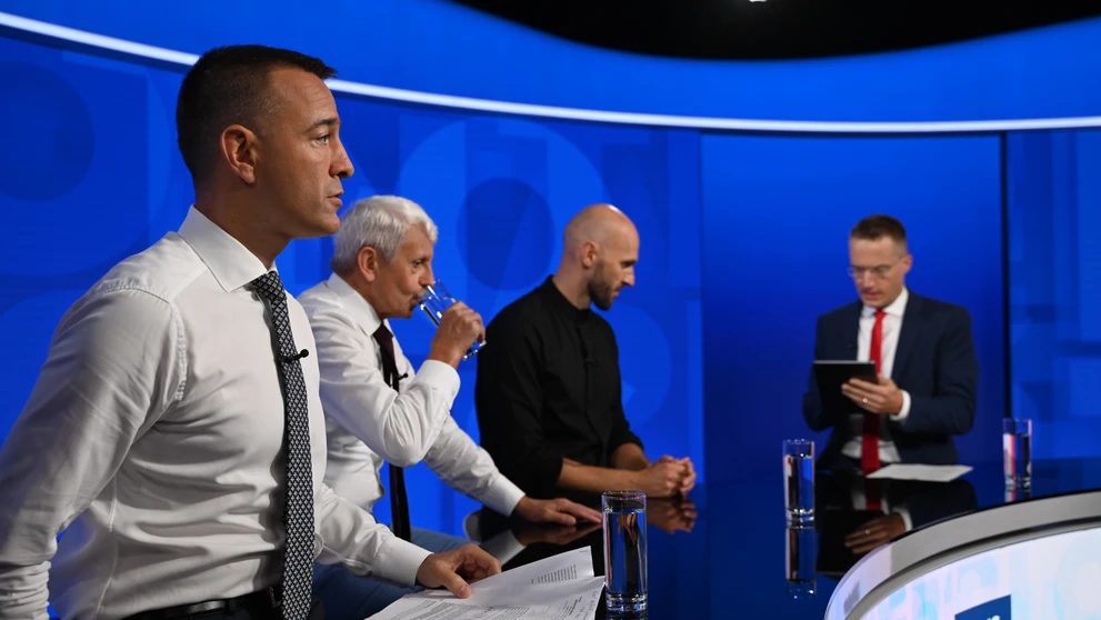 Tomáš Drucker, Mikuláš Dzurinda a Michal Truban.