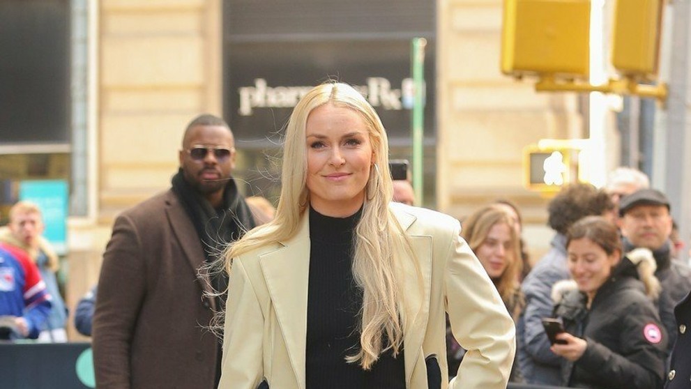 Lindsey Vonn mala príliš vysoký rozparok .