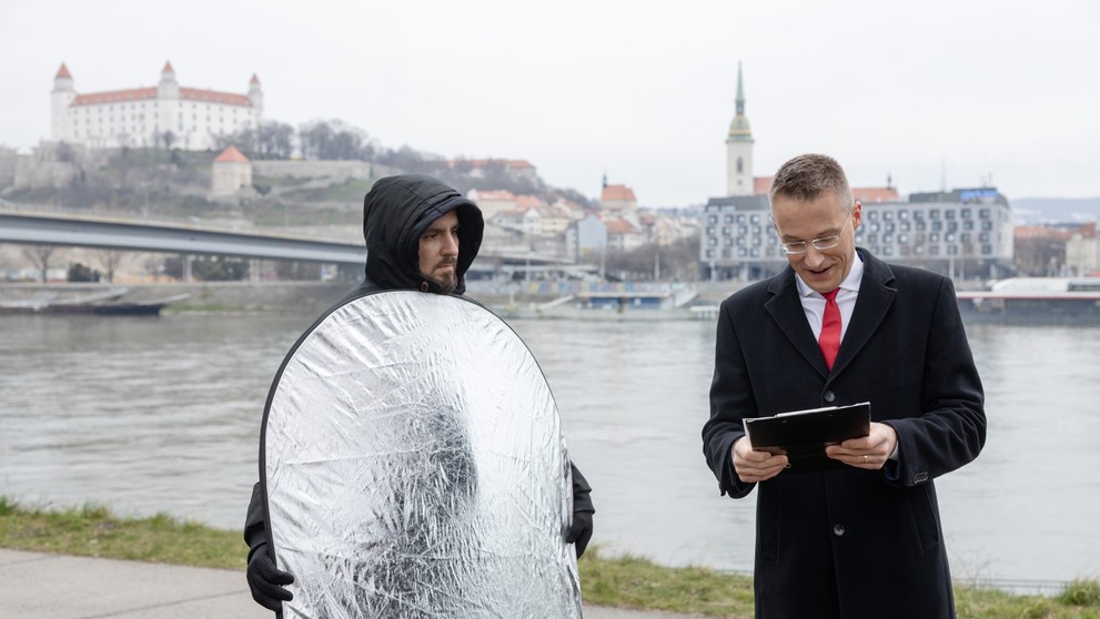 Michal Kovačič (zákulisie nakrúcania televíznej upútavky)