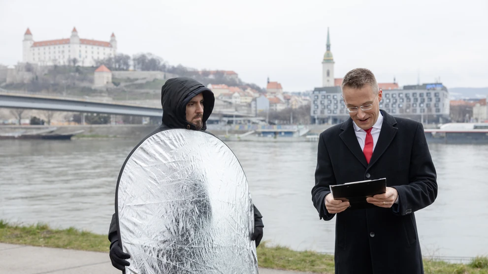 Michal Kovačič (zákulisie nakrúcania televíznej upútavky)