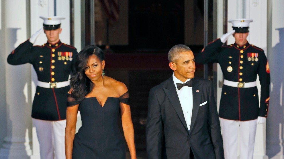 Michelle Obamová zažiarila.