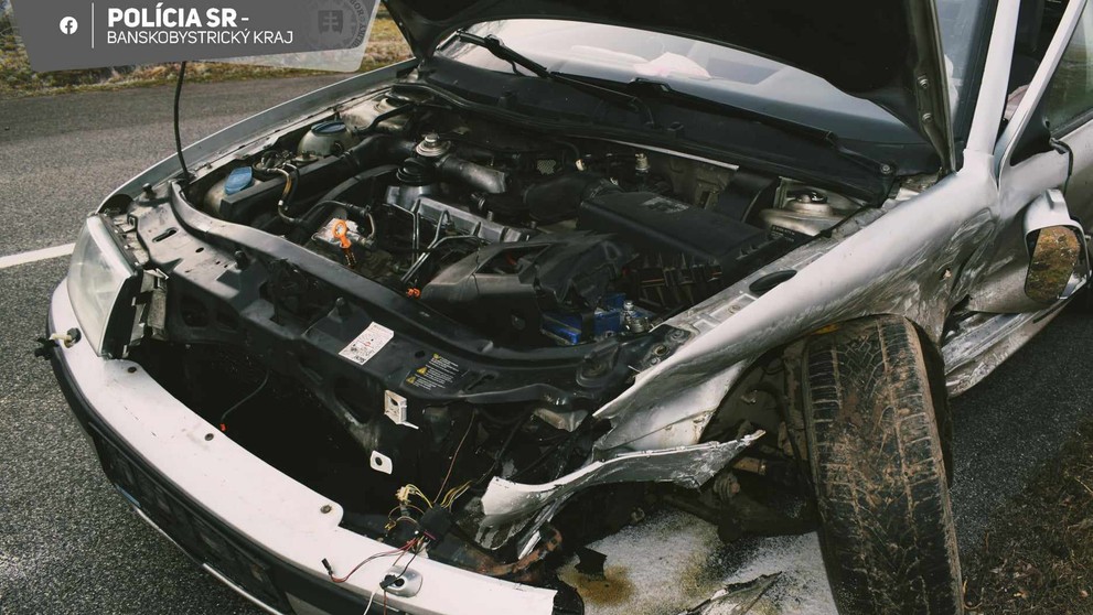 Nehoda na strednom Slovensku.