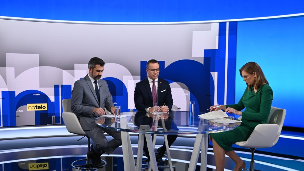 Minister práce Erik Tomáš (Hlas) a poslanec Ján Hargaš (PS)