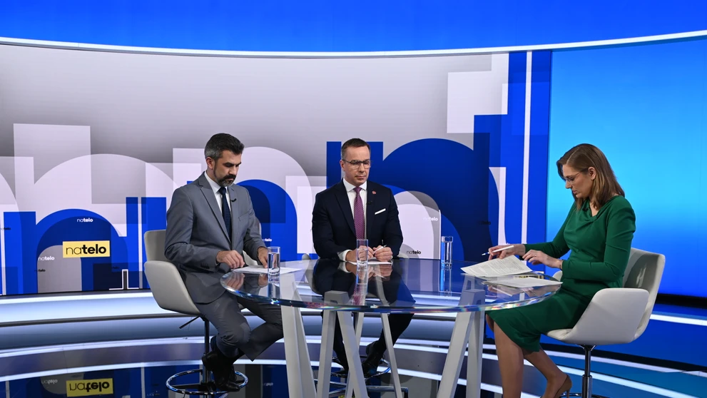 Minister práce Erik Tomáš (Hlas) a poslanec Ján Hargaš (PS)