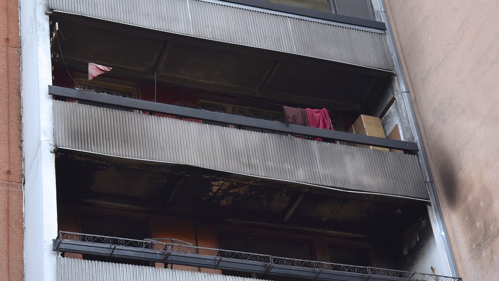 Požiar v Dúbravke.