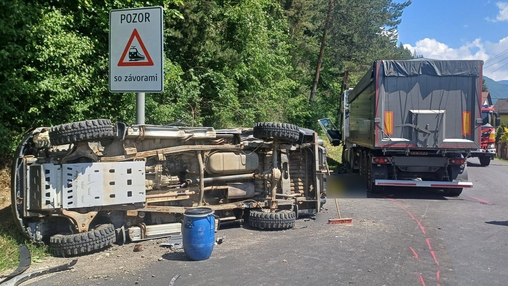 Tragická nehoda v Rajeckých Tepliciach.