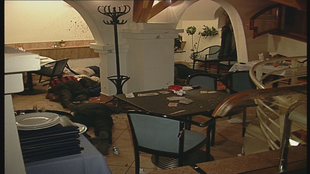 Archívny záber: Miesto činu tesne po.