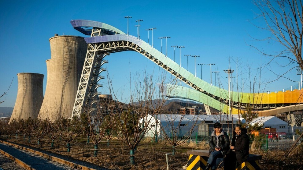 Mostík pre akrobatické disciplíny na ZOH 2022 v Pekingu