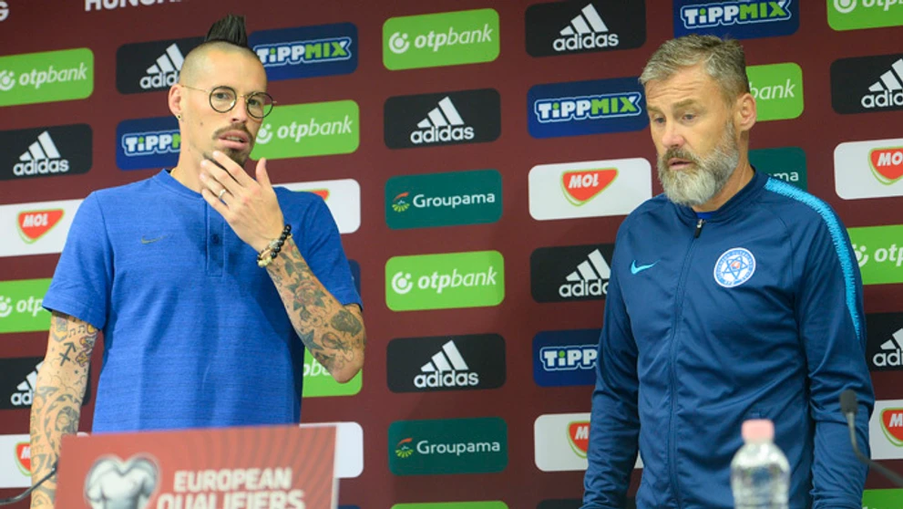 Milan Škriniar na tréningu.
