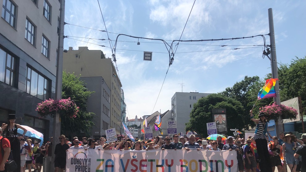 Dúhový PRIDE 2023 v Bratislave.