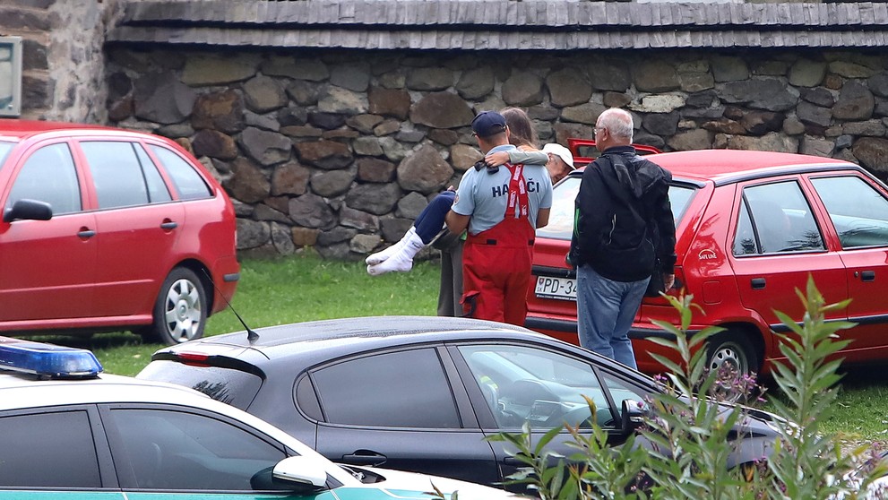 Zábery z miesta nešťastia.