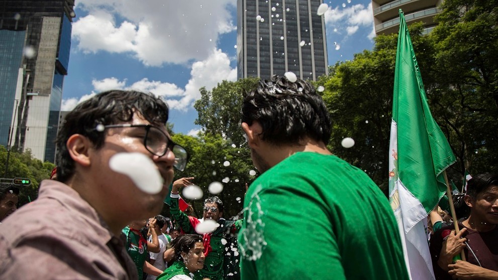 Oslavy v Mexico City