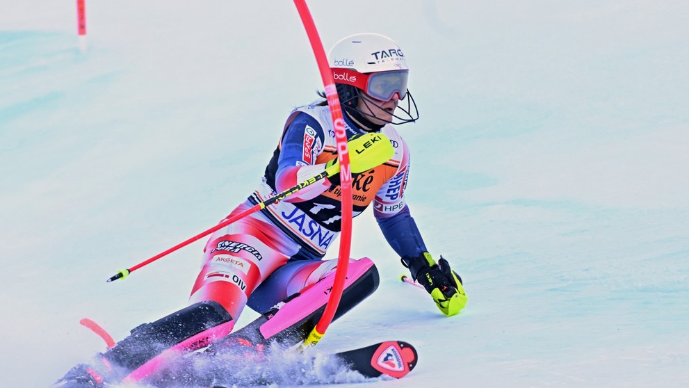 Na snímke chorvátska lyžiarka Zrinka Ljutičová.