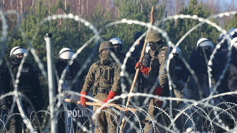 Napätá situácia na poľsko-bieloruskej hranici