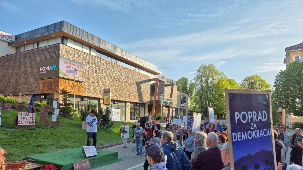 Občianske protesty v Poprade