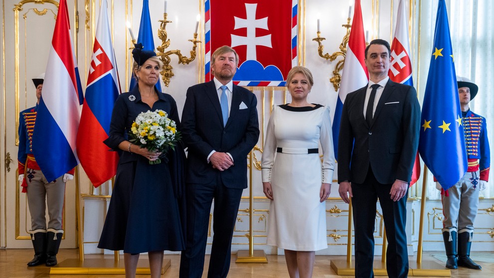 Holandský kráľovský pár na návšteve Slovenska.