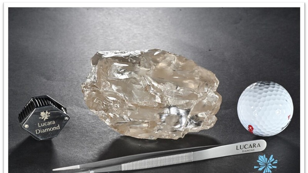 V Botswane našli druhý najväčší surový diamant sveta.