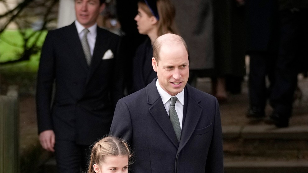 Britský princ William a princezná Charlotte.