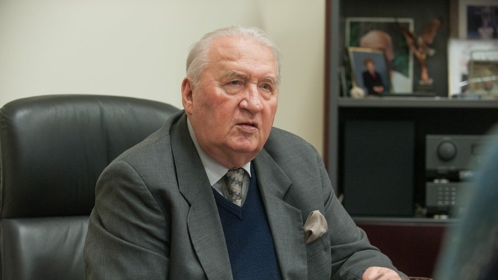 Prvý prezident Slovenskej republiky Michal Kováč