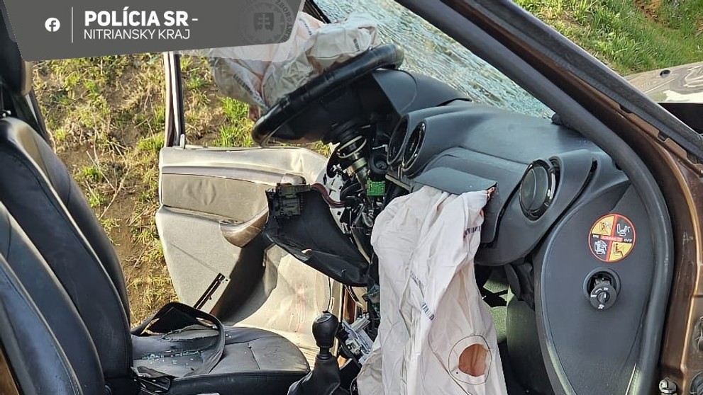 Tragická nehoda pri Vrábľoch.