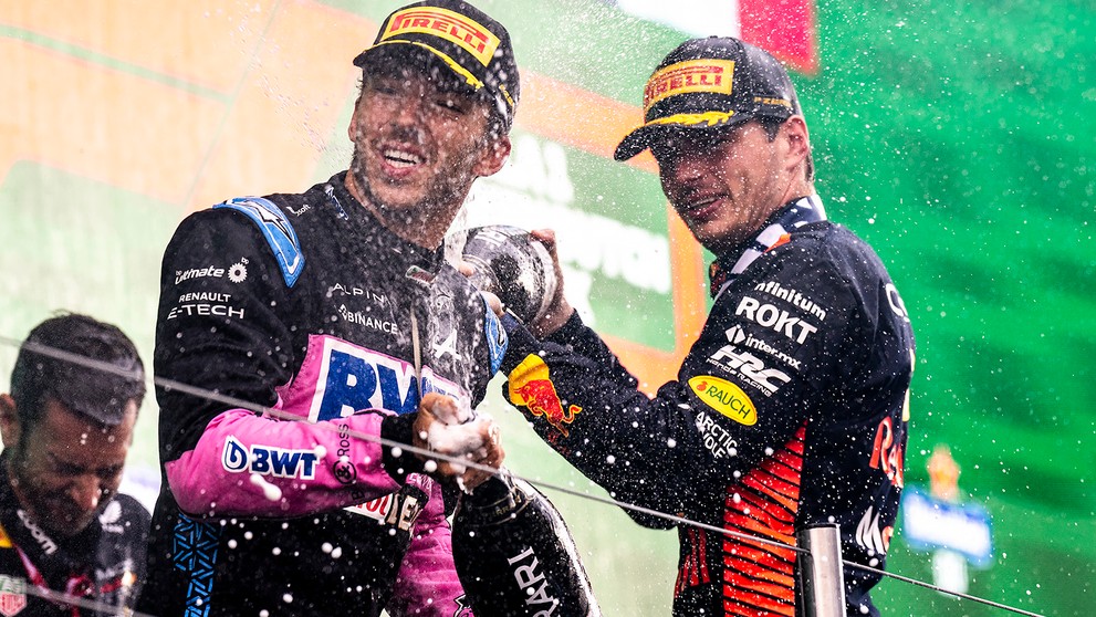 Na treťom mieste v Holandsku skončil Pierre Gasly.