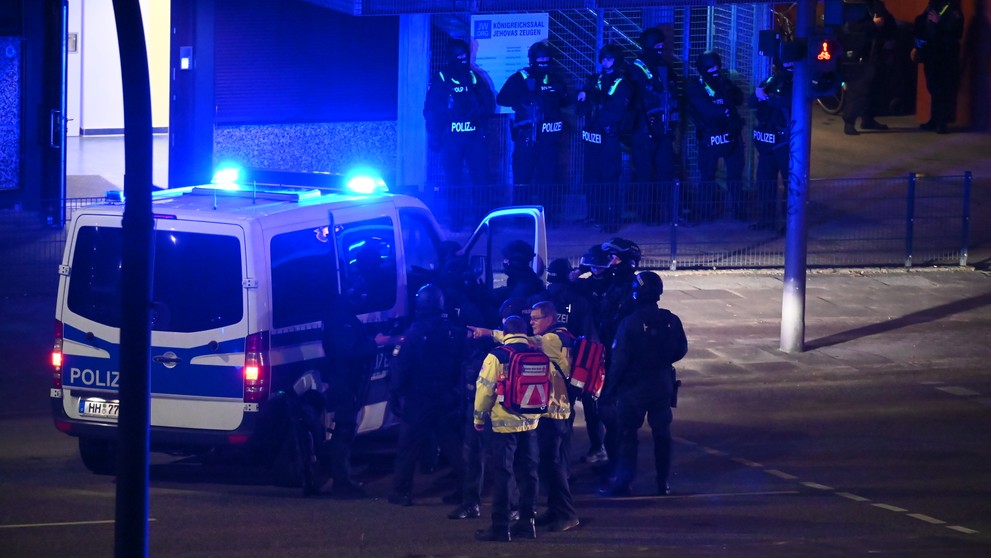 Streľba v Hamburgu.