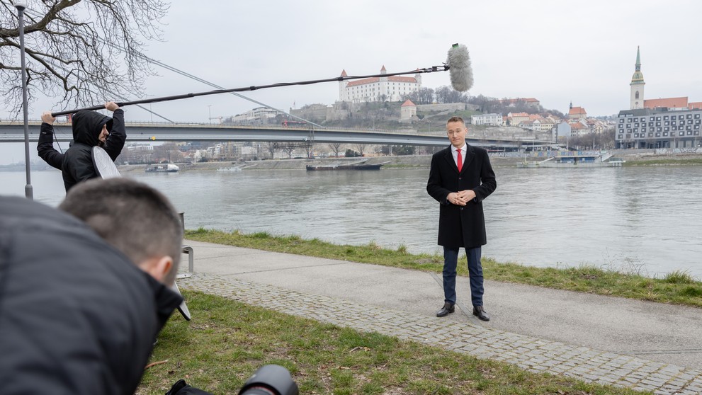 Michal Kovačič (zákulisie nakrúcania televíznej upútavky)
