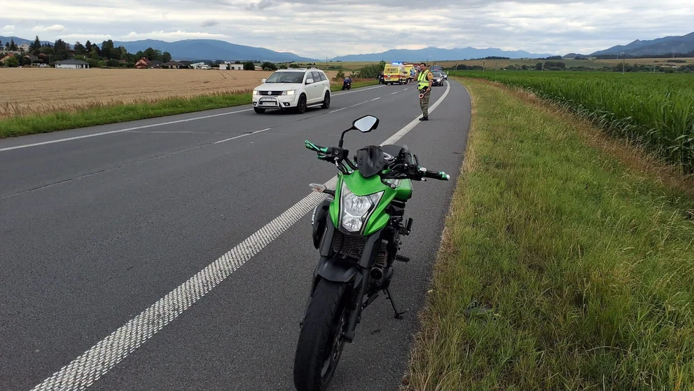 Nehoda motorkára