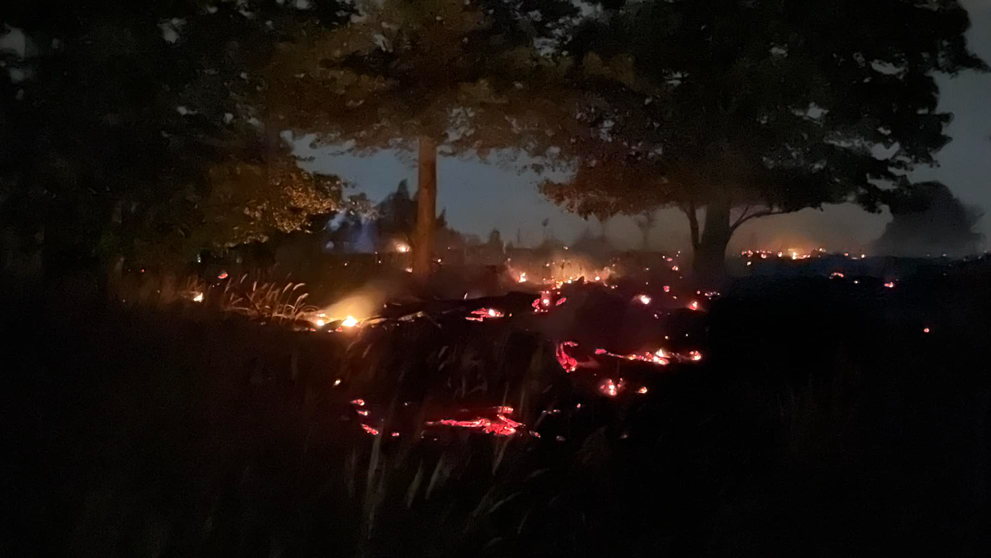 Požiar v Malých Karpatoch.