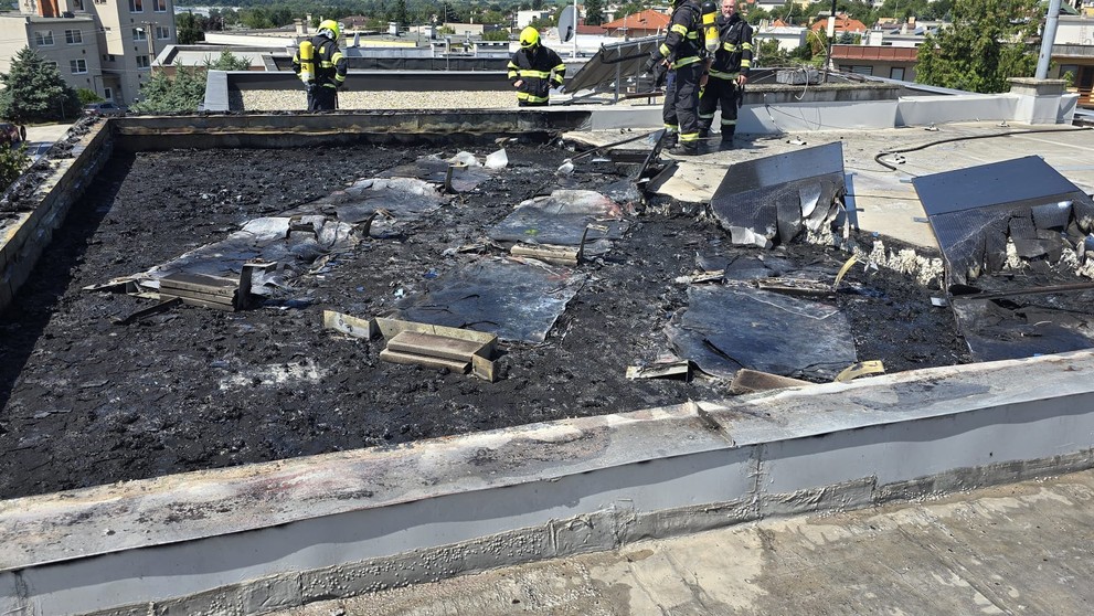 Požiar rodinného domu v Nitre