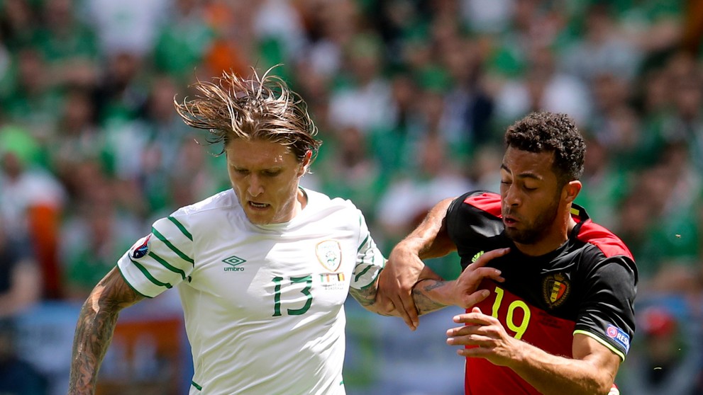 Snímky zo zápasu Belgicko - Írsko