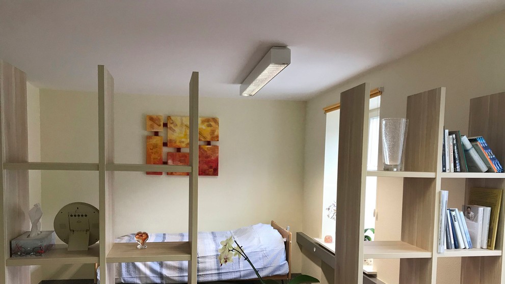 Toto je izba, v ktorej David Goodall na vlastnú žiadosť dodýchal. 