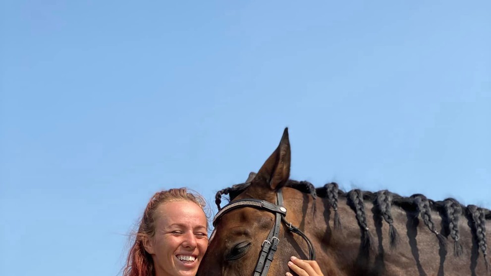 Jazdecká škola v Závadke.