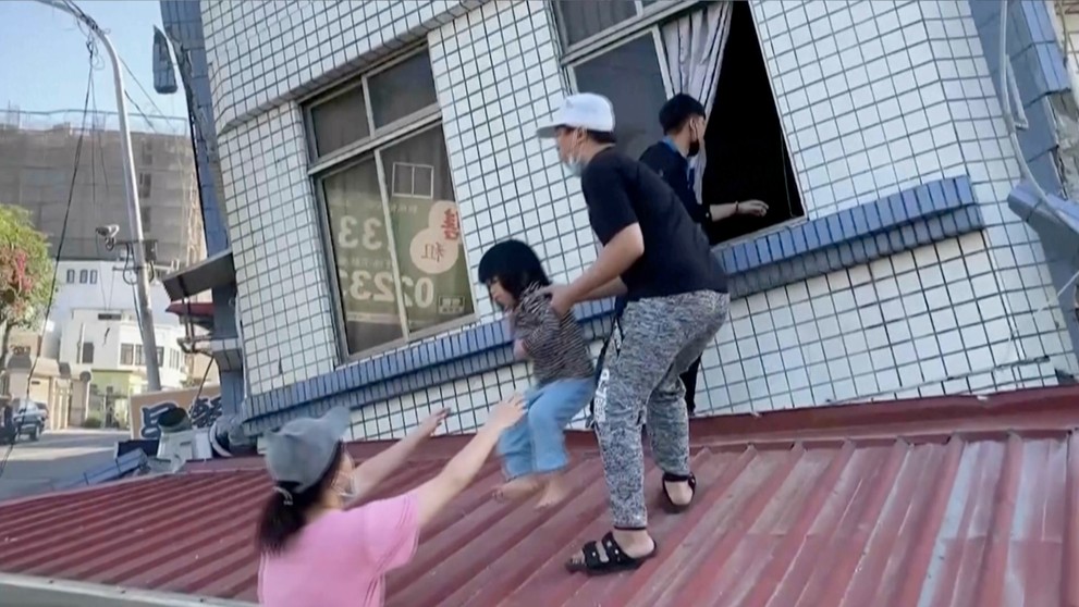 Zemetrasenie na Taiwane.