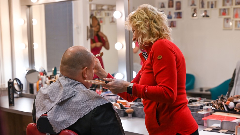 Rudolf Huliak pred vysielaním.