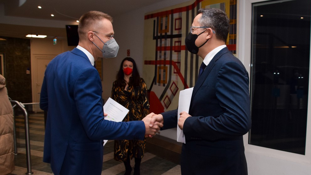 Ladislav Kamenický pred nakrúcaním.