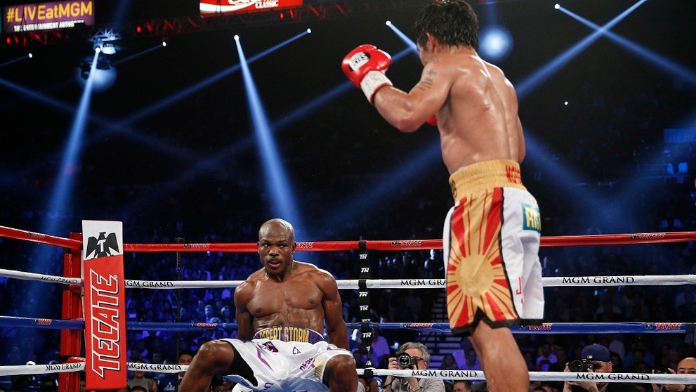 Pacquiao zdolal Bradleyho.