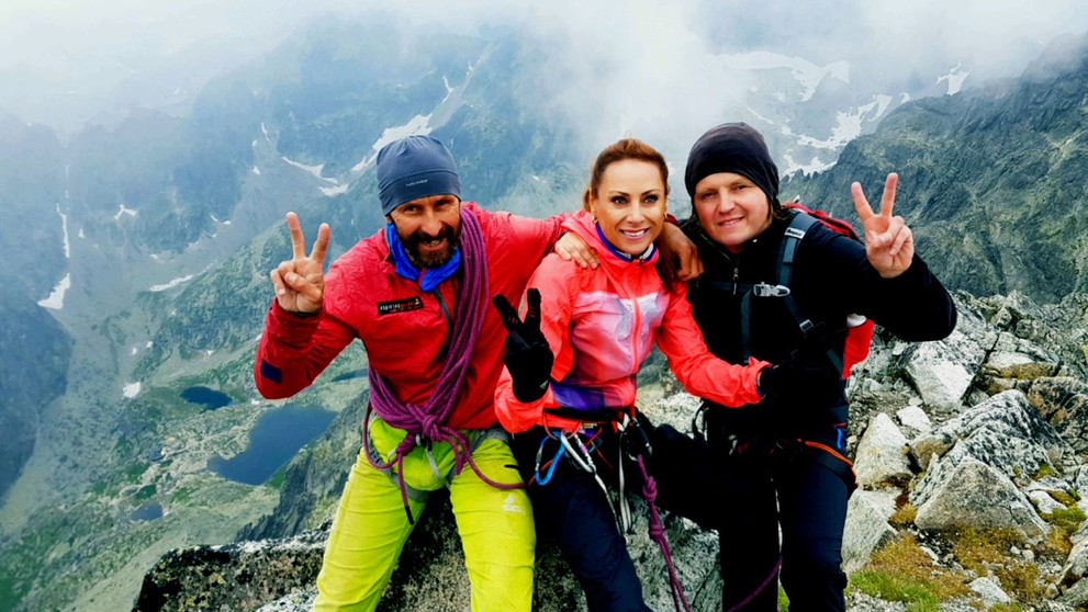 Zora Czoborová bola s Jánom Tribulom na horách.