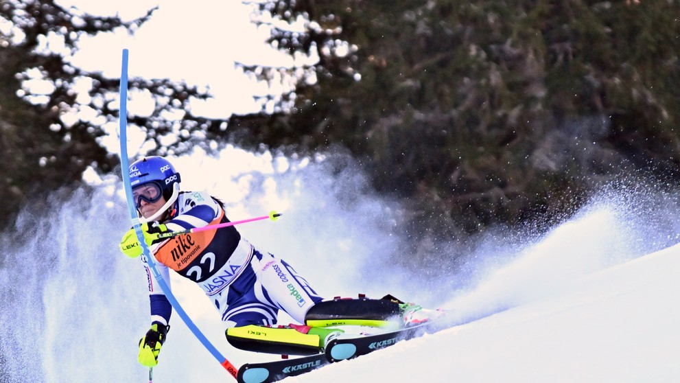 Na snímke česká lyžiarka Martina Dubovská.