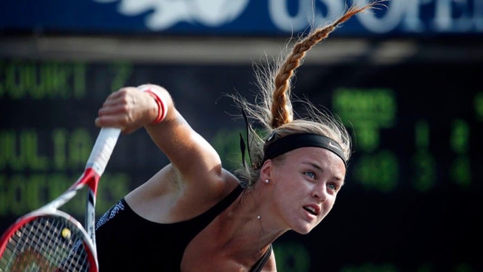 Slovenská tenistka Anna Karolína Schmiedlová.