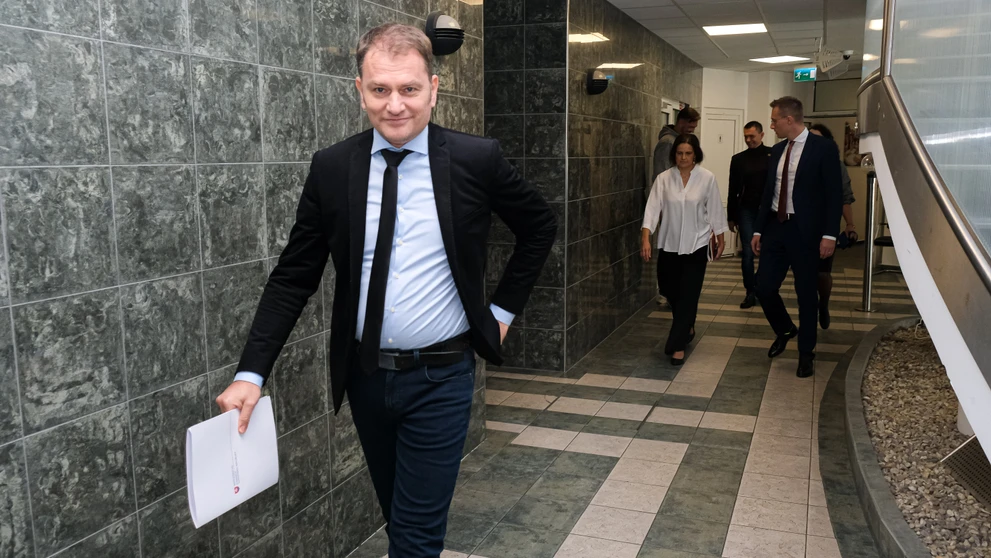 Igor Matovič a Mária Kolíková v relácii Na telo.
