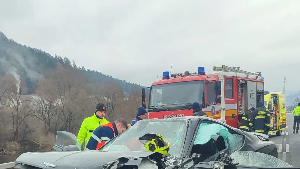 Nehoda pred Ružomberkom.