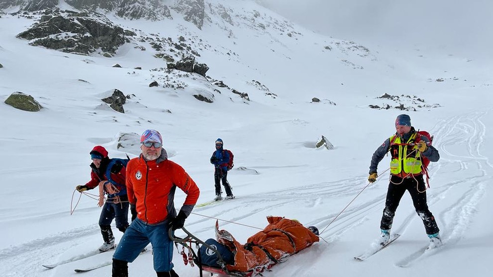 Zásah horských záchranárov