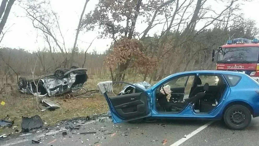 Nehoda pri obci Kostolište. 