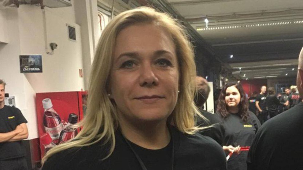 Ministerka na koncerte Kiss.