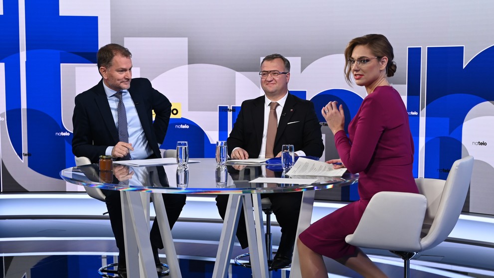 Hosťami relácie Na telo boli Radomír Šalitroš a Igor Matovič