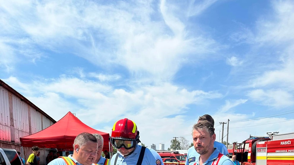 Požiar v Kostolných Kračanoch.