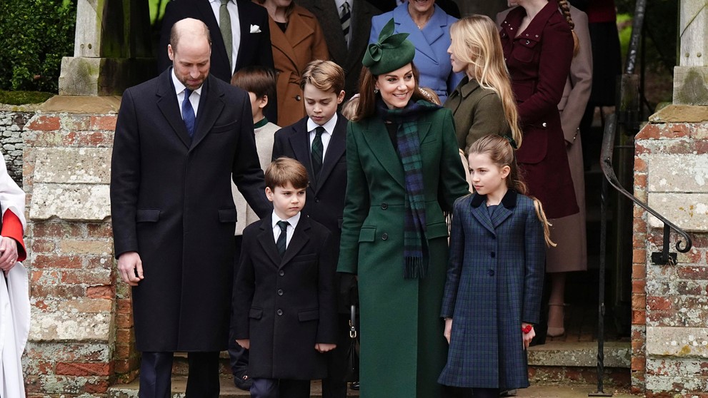 Kráľovská rodina na Vianoce